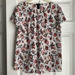 Ann Taylor Floral Blouse